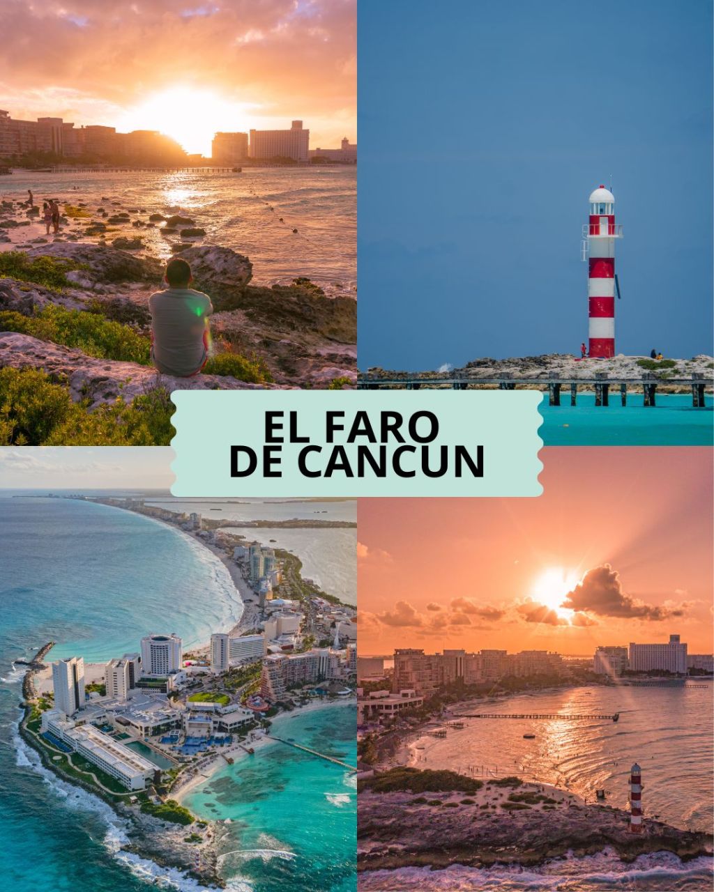 Cancún esconde un secreto: Un faro frente al mar